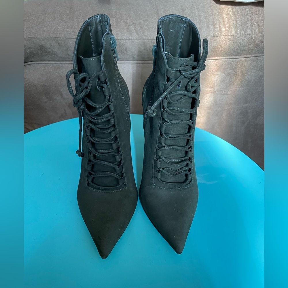 Also lace up booties
